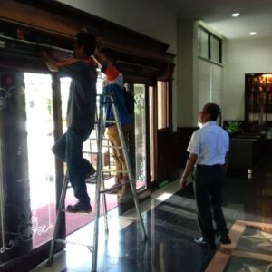 Pintu kaca Otomatis OPC Bandung + Instalasi / Pasang SLIDING DOOR Automatic