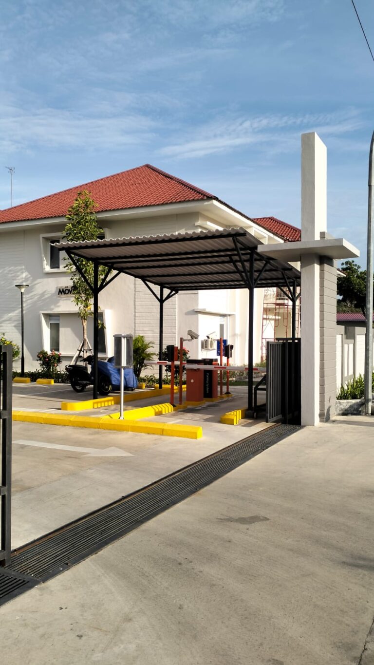 palang parkir bintan, palang parkir villa, barrier gate resort, palang parkir movenpick bintan, sistem akses perumahan elit, portal otomatis cluster, MSM Parking Group.