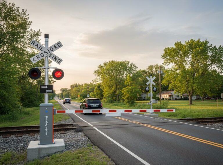 palang perlintasan Kereta api