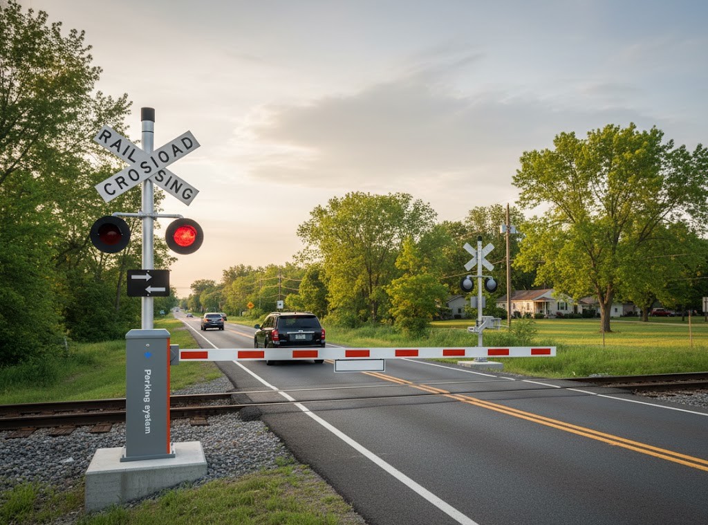 palang perlintasan Kereta api