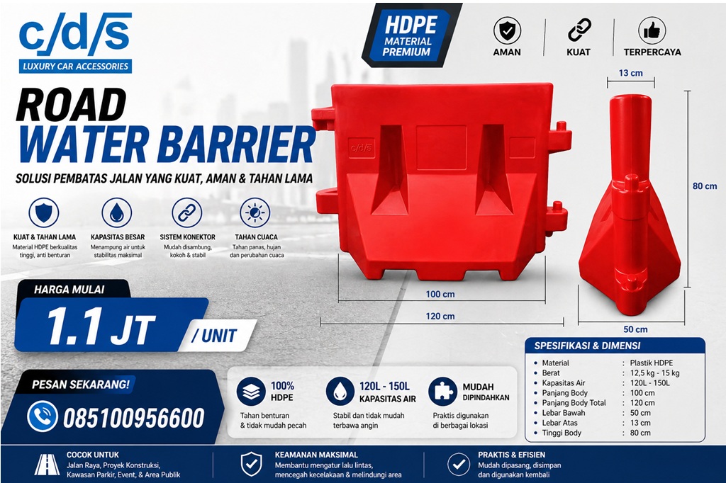 Water barrier MSM Parking