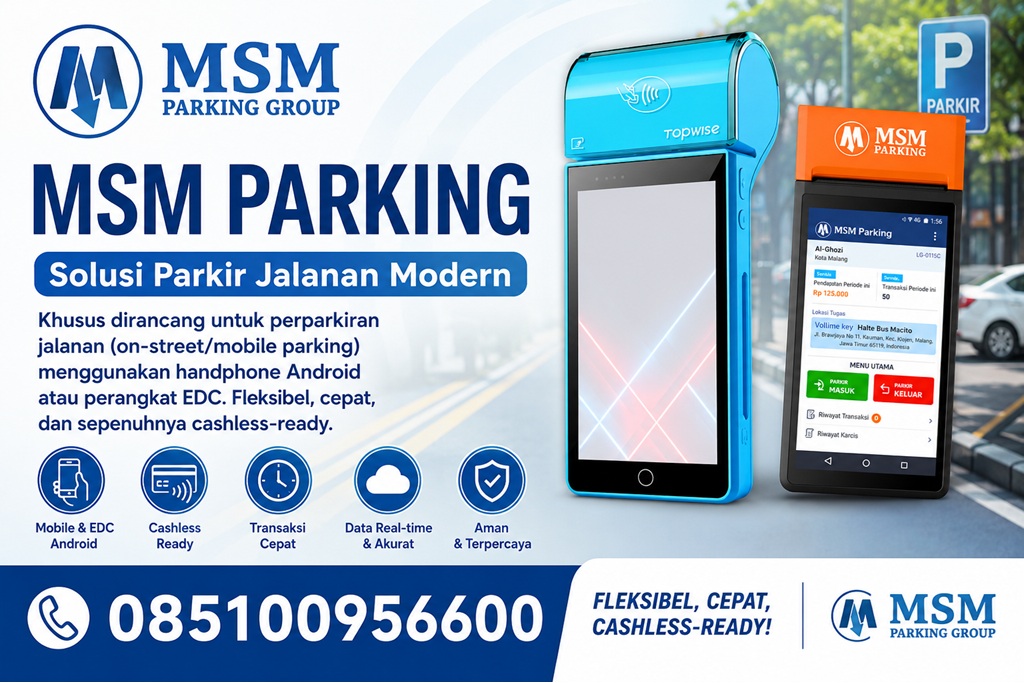 Digitalisasi Parkir Bahu Jalan