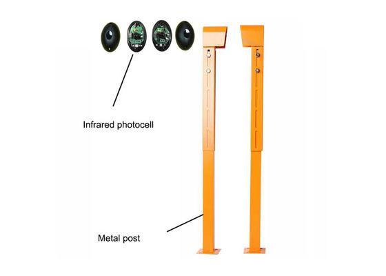 R Photocell adalah sensor keamanan yang menggunakan sinar infra merah antara transmitter dan receiver.