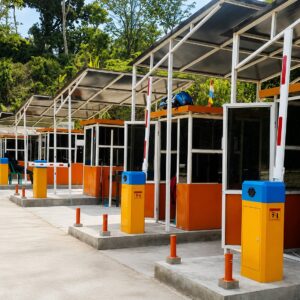 Paket Lengkap Parkir Otomatis 1 Masuk 1 Keluar Sistem Pembayaran Tunai untuk Rumah Sakit, Bandara, Pasar, Perkantoran, Ruko, Masjid & Rest Area